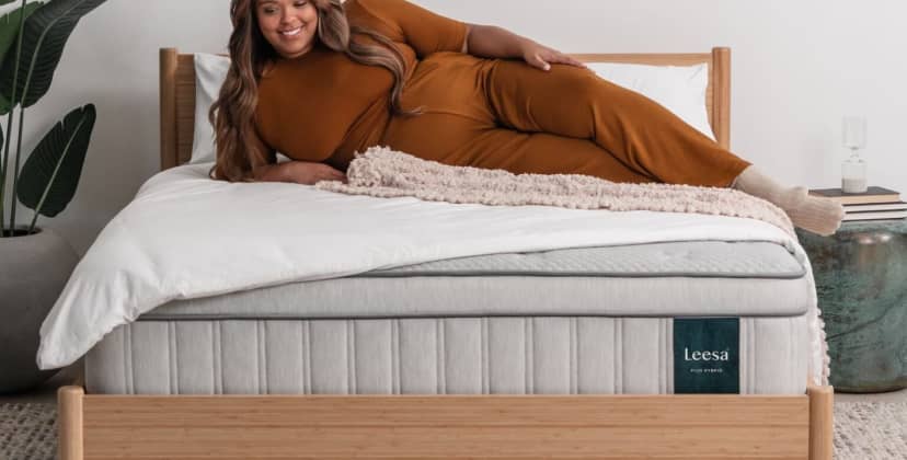 Best Mattress for Heavy People - Best Mattress for Couples - Leesa Plus Hybrid Mattress - 1